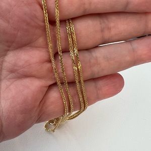 14K /585 Gold Necklaces , 4.42 grams , 22” New